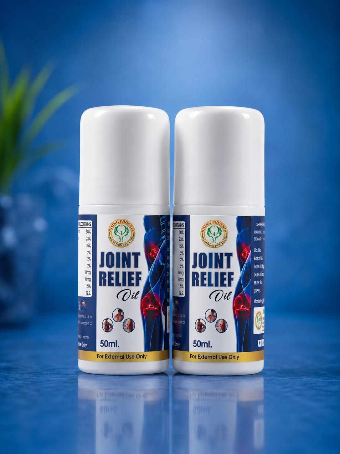Joint Relief Oil product poster