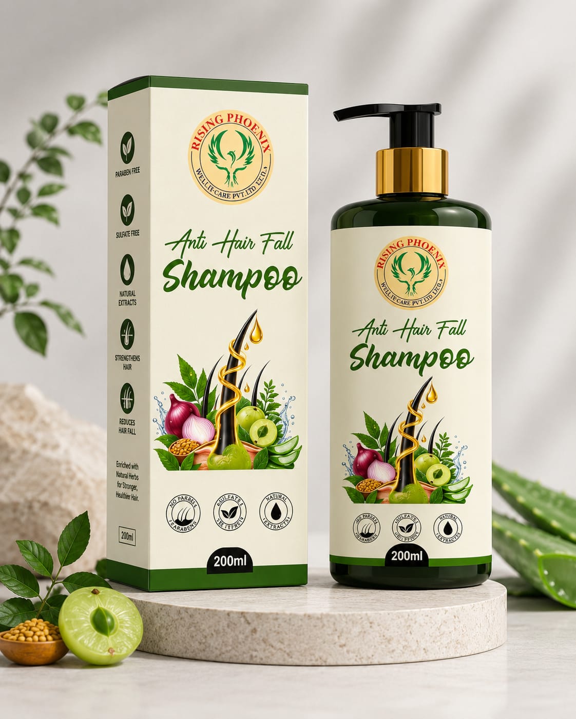 Anti Hair Fall Shampoo product poster